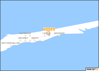 map of Hoorn