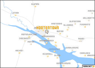 map of Hootentown