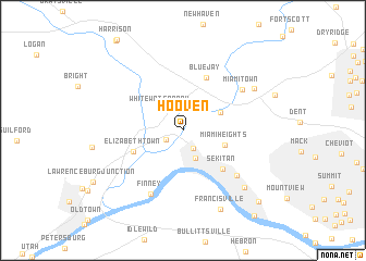 map of Hooven