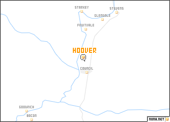 map of Hoover