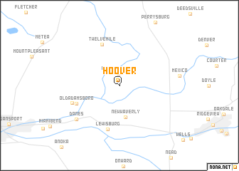 map of Hoover