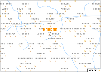 map of Ho-pang