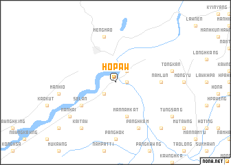 map of Ho-paw