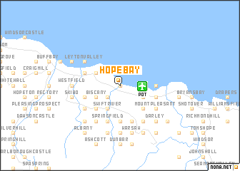 map of Hope Bay