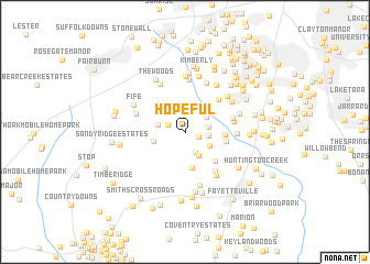 map of Hopeful