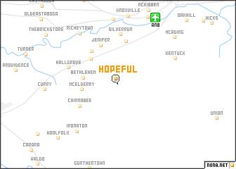 map of Hopeful