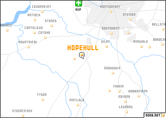 map of Hope Hull