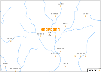 map of Hoperang