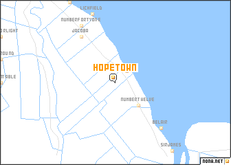 map of Hopetown