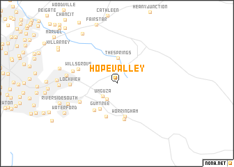 map of Hope Valley