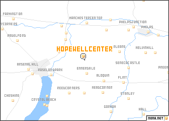 map of Hopewell Center