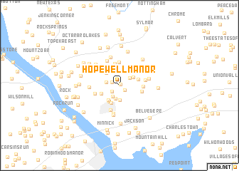 map of Hopewell Manor