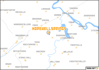 map of Hopewell Springs