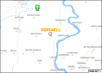 map of Hopewell