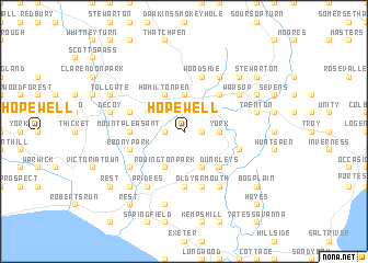 map of Hopewell