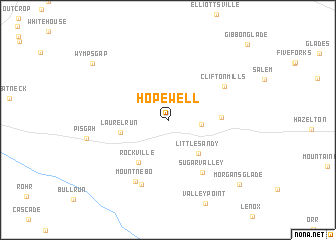 map of Hopewell