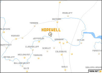 map of Hopewell