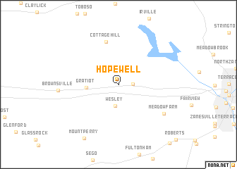 map of Hopewell