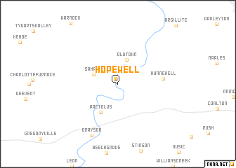 map of Hopewell