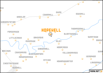 map of Hopewell