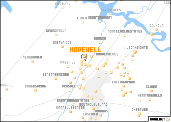 map of Hopewell