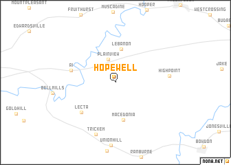 map of Hopewell