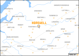 map of Hopewell