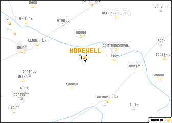 map of Hopewell