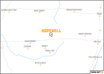 map of Hopewell