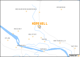 map of Hopewell