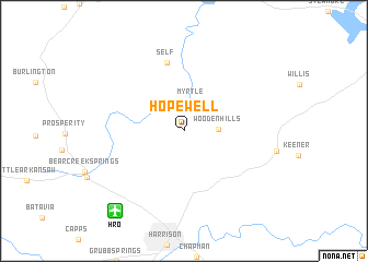 map of Hopewell