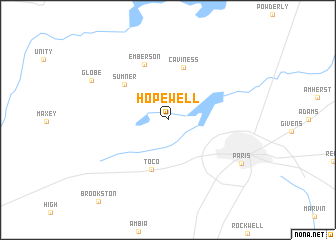 map of Hopewell