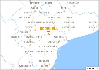 map of Hopewell