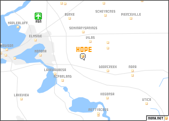 map of Hope