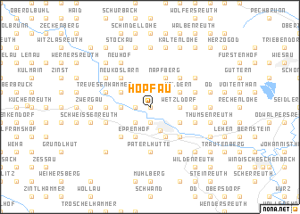 map of Hopfau