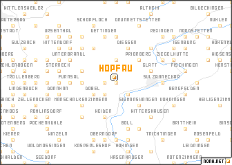 map of Hopfau