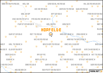 map of Hopfelde