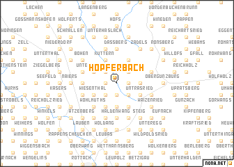 map of Hopferbach