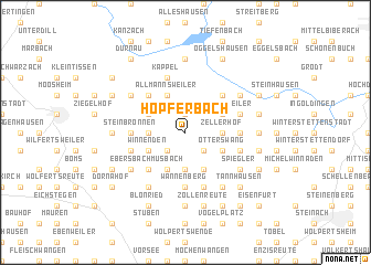 map of Hopferbach