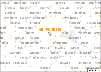 map of Hopfgarten