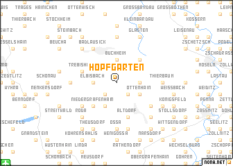 map of Hopfgarten