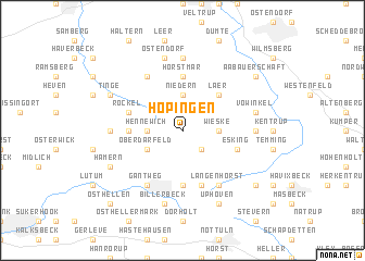 map of Höpingen