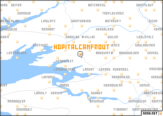 map of Hôpital-Camfrout