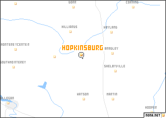 map of Hopkinsburg