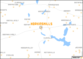 map of Hopkins Mills