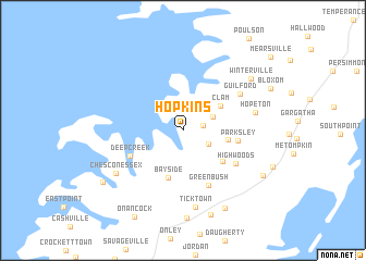 map of Hopkins