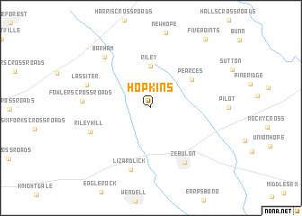 map of Hopkins