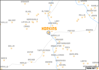 map of Hopkins