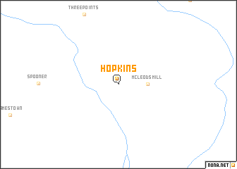 map of Hopkins