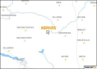 map of Hopkins